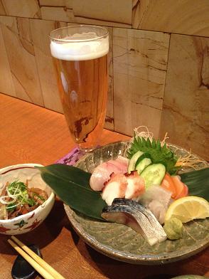 お魚だいにんぐ　くにや　お造り盛合わせ.JPG