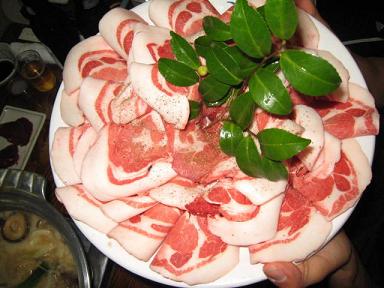 かめたに様　ぼたん鍋１.JPG