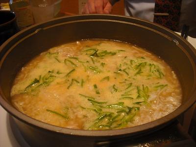 だれやめ　地頭鶏の雑炊.JPG