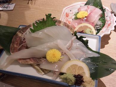 てっぽう茶屋　イカ刺し　尼崎グルメ情報.JPG