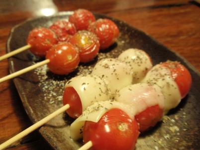 とりの巣　焼きトマト＆チーズ焼きトマト.JPG