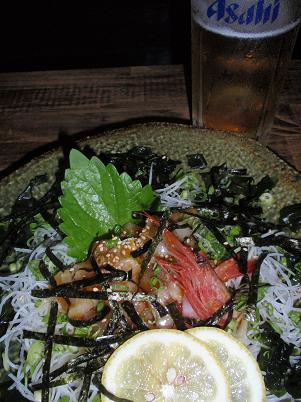酔っちょくれＤｉｎｉｎｇ　日々ふわり様　海鮮ユッケ.JPG
