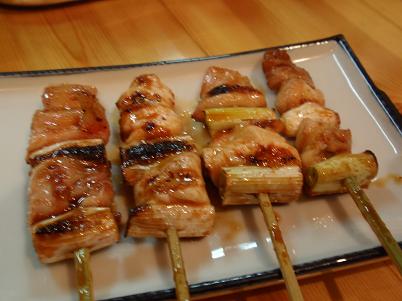 やきとり門　ねぎ身（食べ比べ）.JPG
