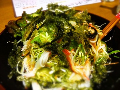 八重山料理なんくる 野菜サラダ(海ぶどう).jpg