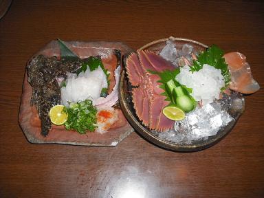 みやもと本店　おこぜ＆うちわ海老.JPG