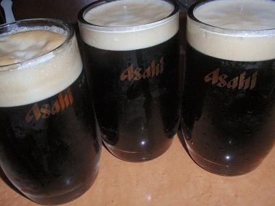 慶楽　黒生ビール.JPG