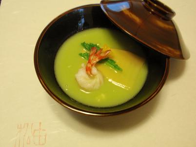 松由様　うすい豆すり流し　神戸三宮グルメ.JPG