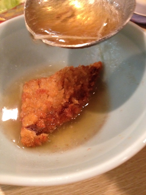 神戸料理道場 雄司(クジラフライ ハリハリスープ).jpg