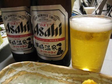 緑風閣　スーパードライ城崎温泉ラベル .JPG