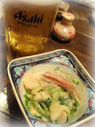 酒肴ひょうたん　貝柱のぬた合え.JPG