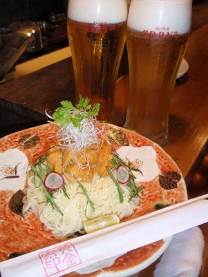 黄金家　生うに冷製パスタ.JPG